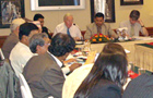 Elected officials, civil servants, civil society leaders help design Forum learning program at a workshop in Pakistan.