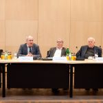 (L-R) Volker Ratzmann, Albert Funk, Jens Bullerjahn, Georg Milbradt